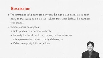 Contract Law: Quasi-Contract and Restitution | quimbee.com