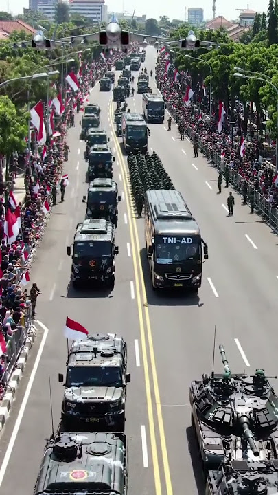 Parade TNI latihan hari kemerdekaan #trukoleng #military #viralvideo #militer #reels #fyp #tni