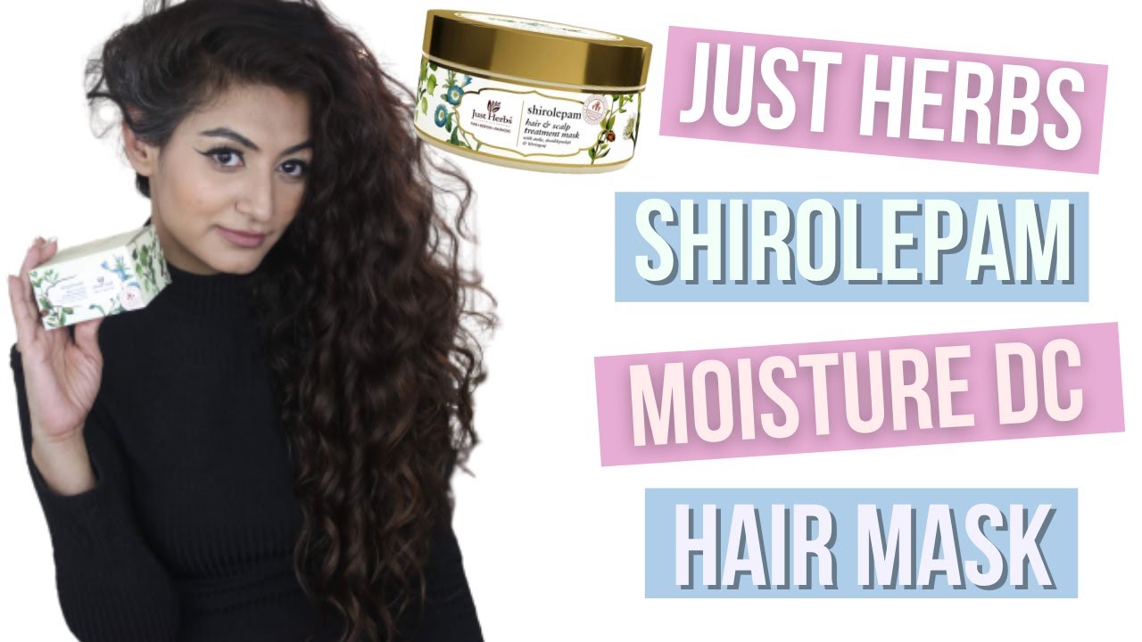 JUST HERBS SHIROLEPAM HAIR MASK MOISTURE DEEP CONDITIONING SCALP