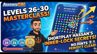 Precision Alignment: Beating Arrows GO! Levels 26-30 with No Hints