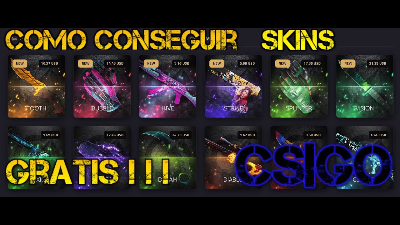 Skins csgo sin poner 1 peso key drop youtube