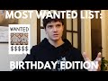 Most Wanted List: Birthday Shopping