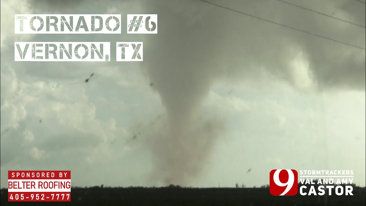 SW of Vernon, TX Tornado 6 42321 by Val and Amy Castor YouTube