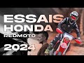 Test de la gamme rx et crosscountry 2024 honda redmoto chez david fretign  mx reflexion