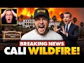 New California Wildfires BURN State To The GROUND 🔥Reagan Library EVACUATED as Flames Threaten LA
