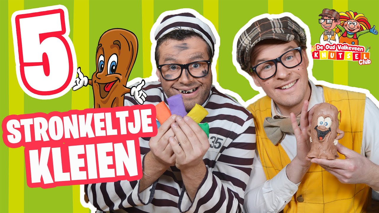 STRONKELTJE Kleien met Robin en Bert! - Oud Valkeveen Knutselclub #5