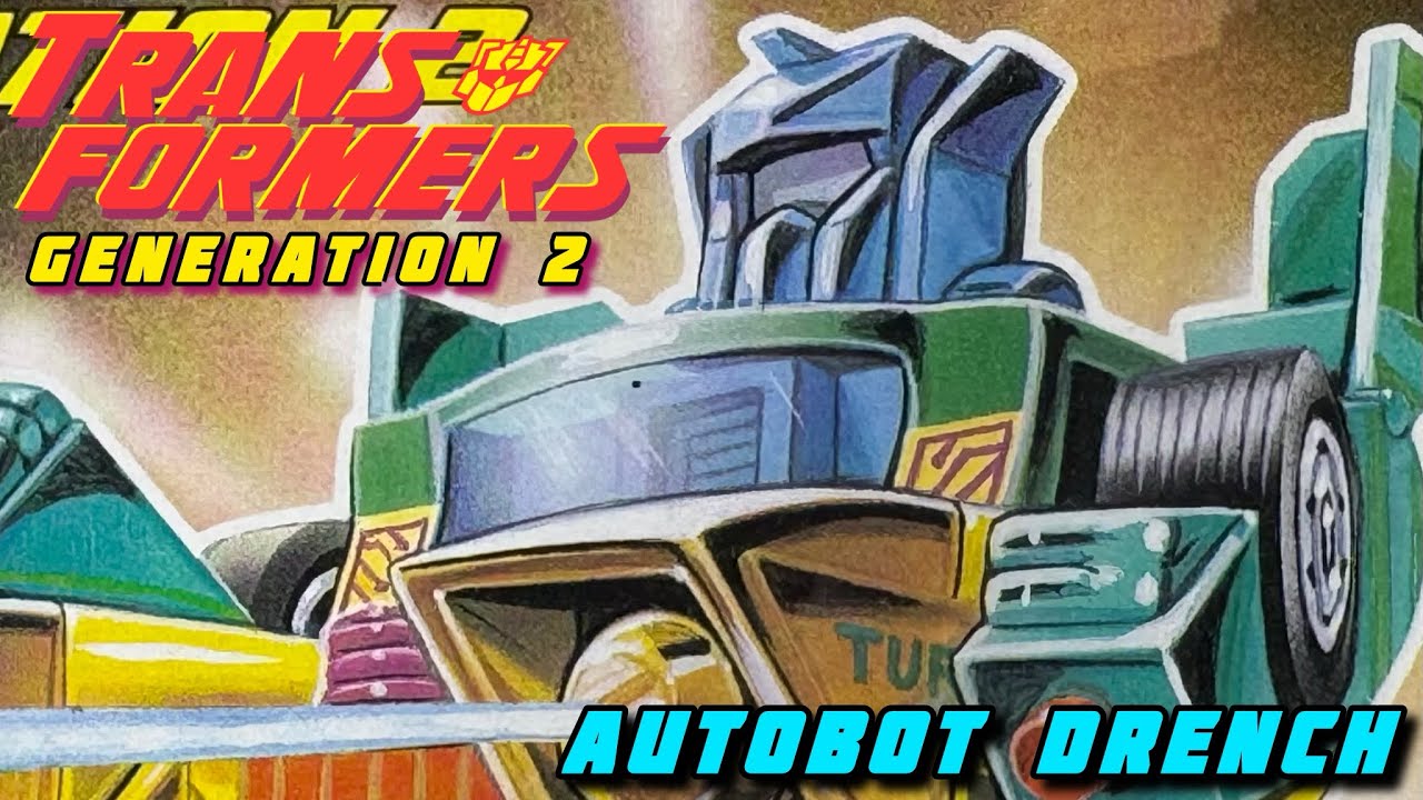 Лучшие гоботы! Роботы под прикрытием из Transformers Generation 2. Обзор видео Autobot Drench в ф...