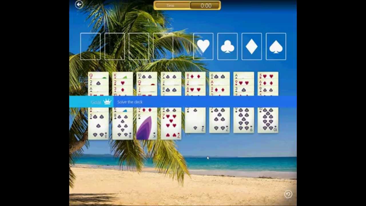 Tropical Breeze\Mixed II\FreeCell - Solve the deck - expert - YouTube
