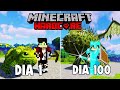 SOBREVIVI 100 Dias em um mundo cheio de DRAGÕES no MINECRAFT HARDCORE!