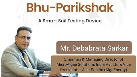 Bhu-Parikshak launch messages @AgroNxt @IIT Kanpur