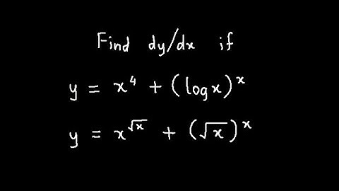 Derivatives - Differentiation - Calculus - Chain Rule - Logarithmic Differentiation  - Video 27