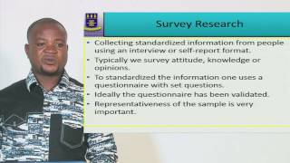 PSYC 101: SESSION  8 - OVERVIEW OF RESEARCH METHODS II