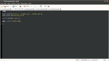PHP Tutorial: Mailing List [part 01]