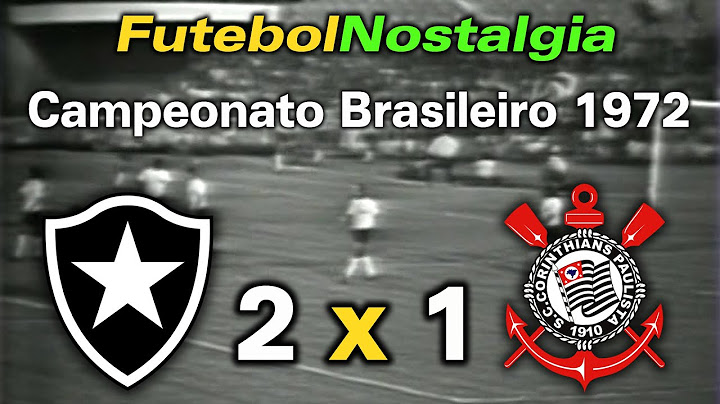 Botafogo 2 x 1 Corinthians - 20-11-1972 ( Campeonato Brasileiro )