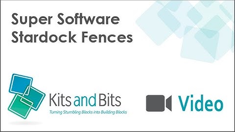 Super Software | Stardock Fences | Organise your Windows Desktop