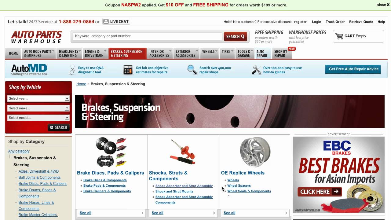 How to use Auto Parts Warehouse Coupons and Promo Codes YouTube