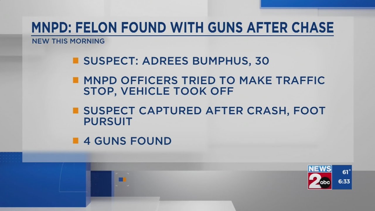Murder suspect arrested with 4 guns in Nashville - YouTube