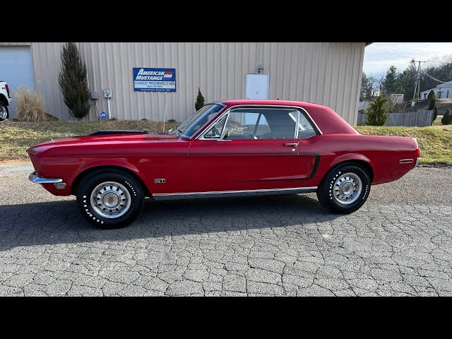 1968 Ford Mustang R Code 428 Cobra Jet Very Rare! - YouTube