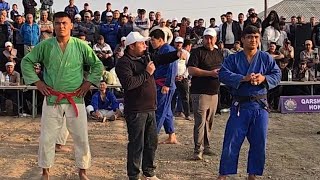 : BESHKENT TUMANI BODOMZOR MAXALLASIDA KATTA KURASH BOSHLANDI 20.04.2025-YIL