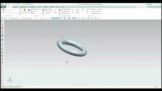 How to Make a Tyre Tube | Revolve Command| | Siemens-NX |