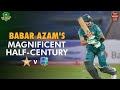 Babar Azam's Magnificent Half-Century In The Third #PAKvWI T20I At The NSK | PCB | MK1T