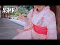 ASMR 浴衣 × 膝枕 耳かき屋さん ロールプレイ 小声 囁き声 BGM有 睡眠導入 Japanese Ear cleaning salon Role play