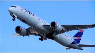 40 Minutes of Plane Spotting at Miami Int'l Airport, RW27 Departures