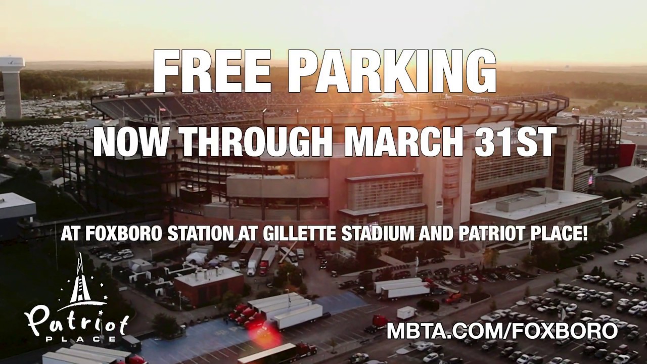 Free Parking at Foxboro Station!