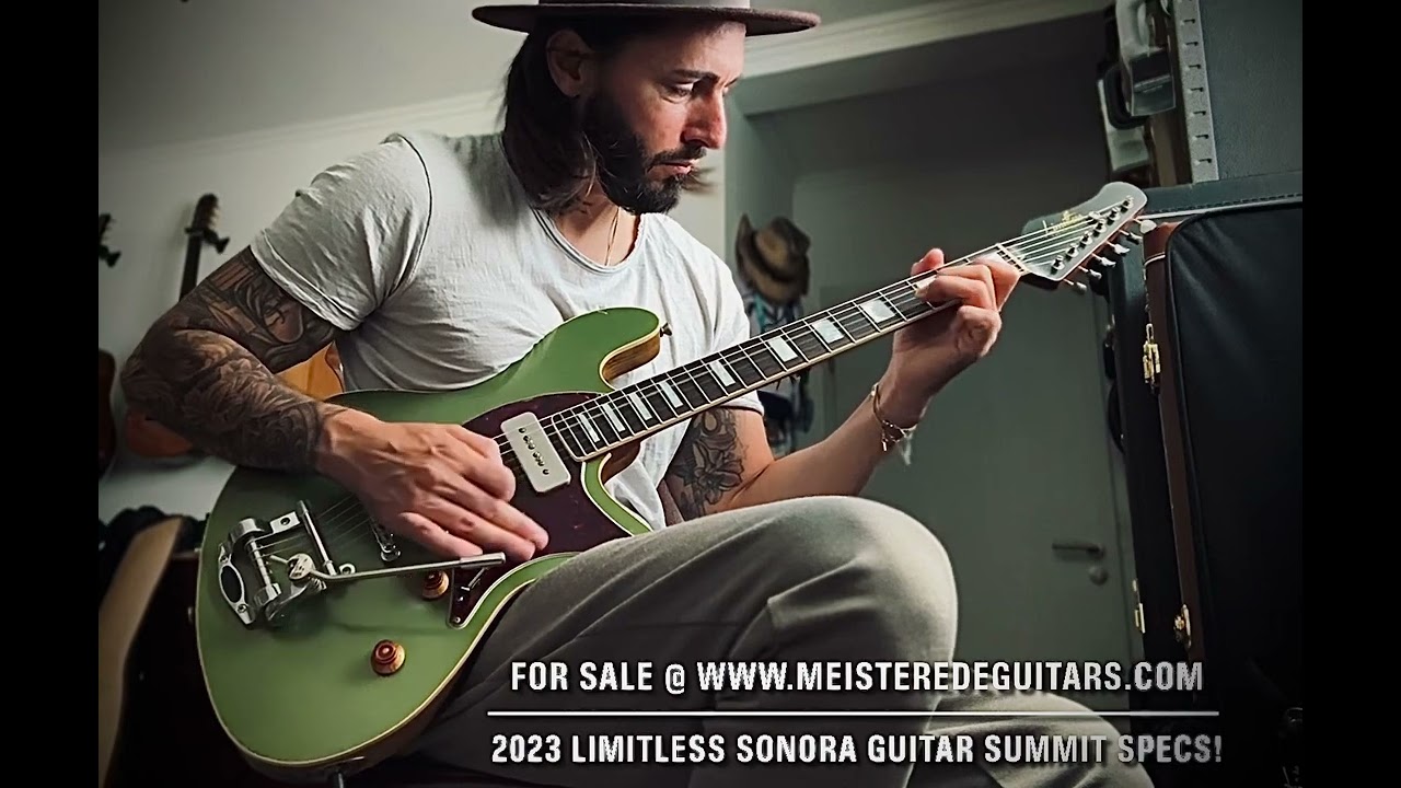 For sale @ www.MEISTEREDEGUITARS.com - 2023 Limitless Sonora Guitar Summit Ltd.! Killer specs !