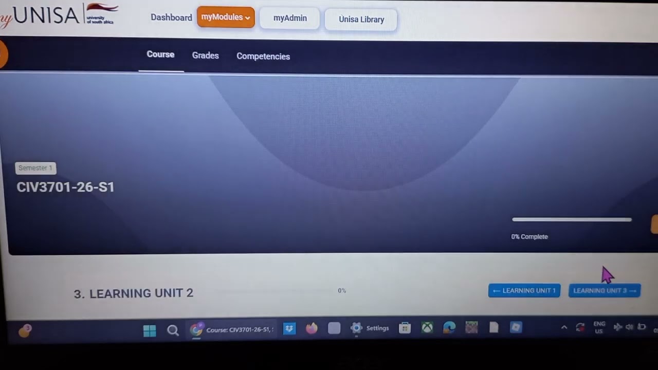 CIV3701 Unisa- Learning unit 1&2 - CIVIL PROCEDURE