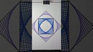 3D Optical Illusion #satisfying #drawing #art #shorts #satisfyingvideo #opticalillusion #3ddrawing