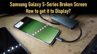 How to Use a Samsung Galaxy S Series Phone with a Damaged Screen