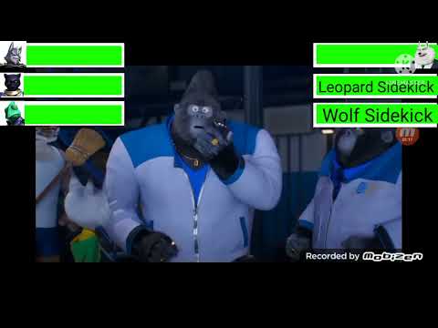 Star Wolf Team vs Jimmy Crystal & his Sidekick with Healthbars