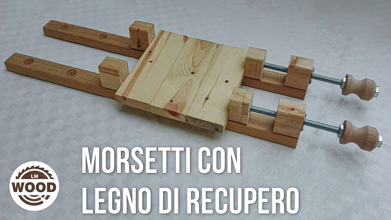 Morsetto in legno FAI DA TE  DIY wooden clamps 