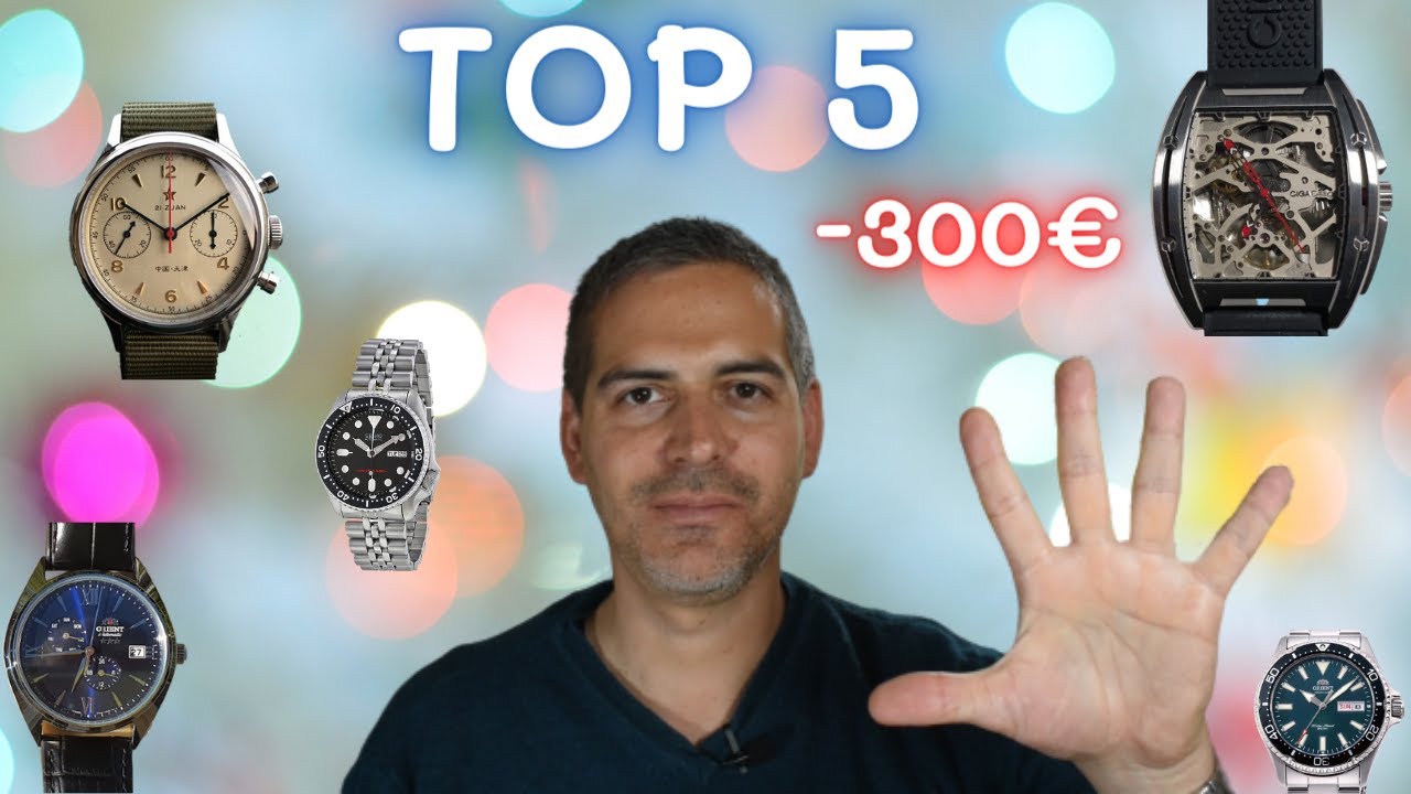 Top 5 des montres à moins 300 euros Automatiques/mécaniques Pas d — free download