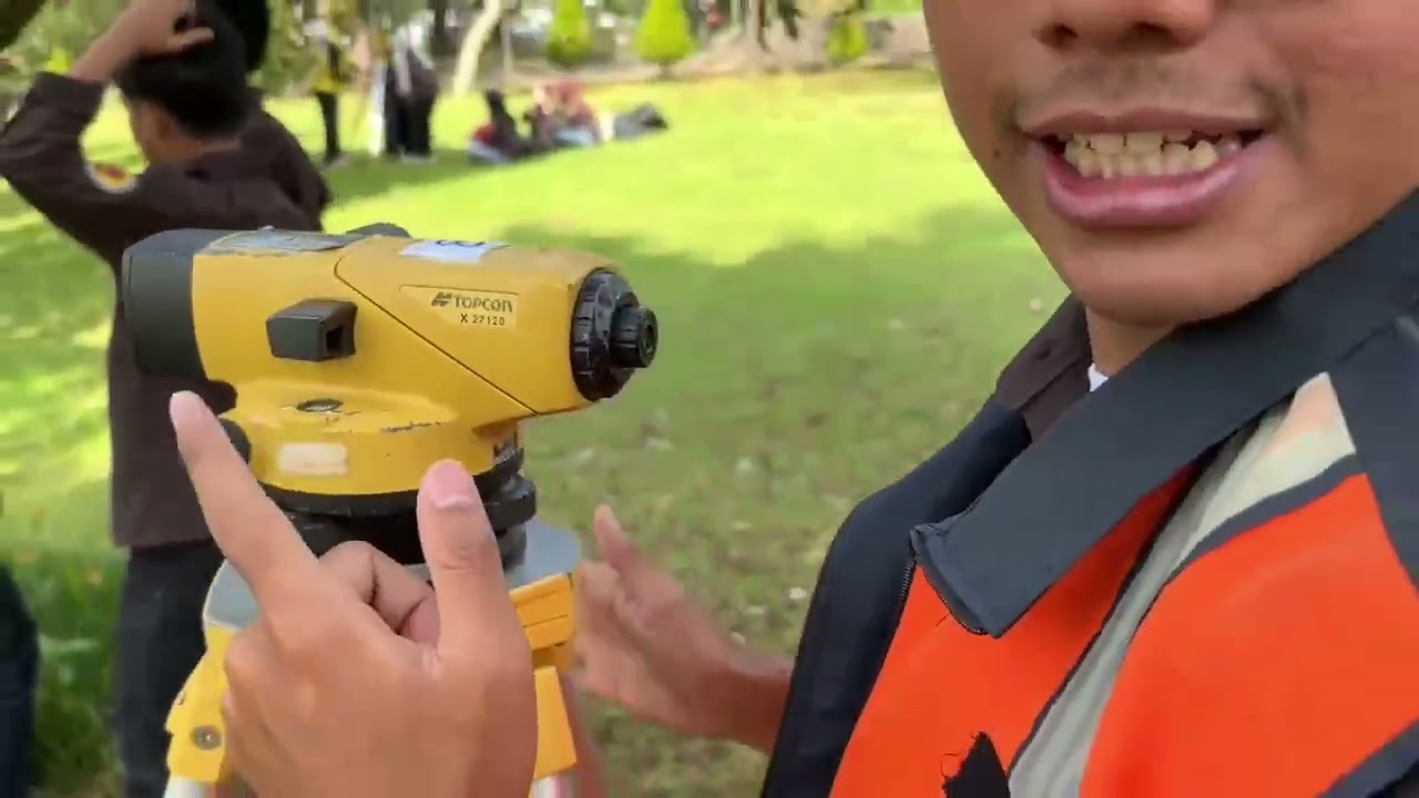 tutorial centering dan leveling waterpass