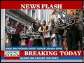 workers stage protest front 'Caravan'