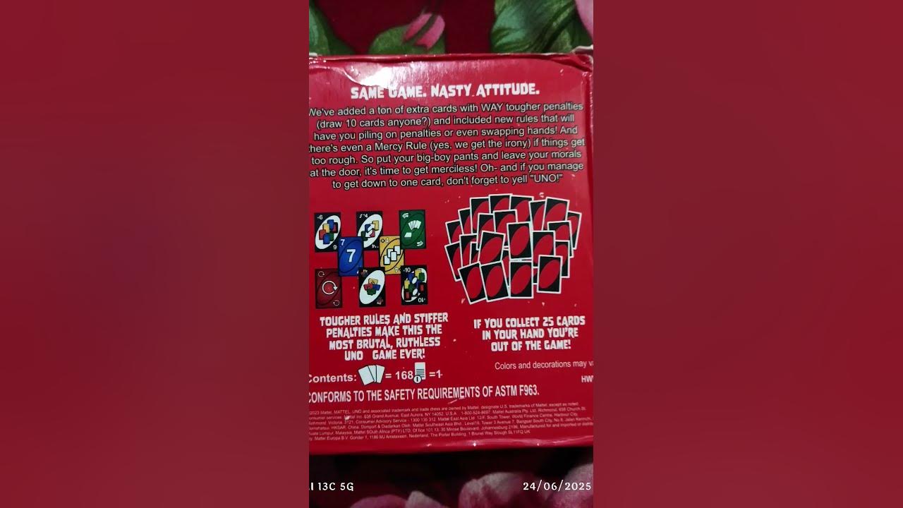 Uno show'em no mercy mettel cards| #unocards #shakeittothemax #viral #song #uno #viralshort