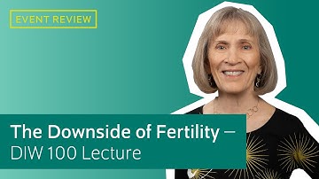 The Downside of Fertility - DIW 100 Lecture Keynote Speech by Nobel Prize Laureate Claudia Goldin