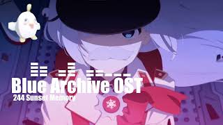 ブルーアーカイブ Blue Archive OST 244 Sunset Memory