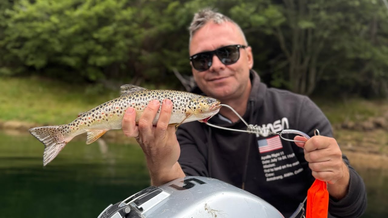 Pescuit la PĂSTRĂV pe Lacul VIDRA #spinning passion #catch&cook