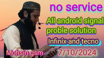 Infinix Tecno No service problems || Uniqe trick || step by step solution || easy way to solution