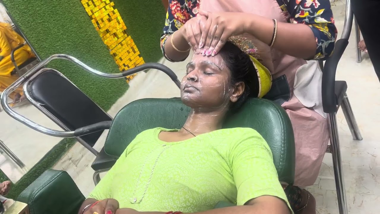 Face massage step 🎀