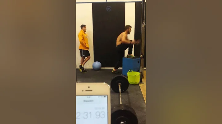 The athlete games,  wod 3. Robert Flanagan