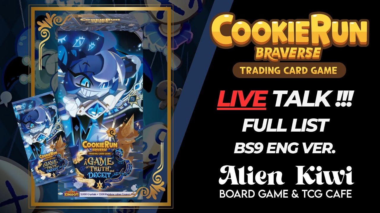 [Cookie Run วันพุธ] EP39 : "LIVE !!!"  Full List BT9 Eng Ver. [ Cookie Run Braverse ]