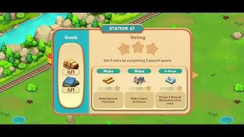 Merge Train Town #Station 47 get 3 stars