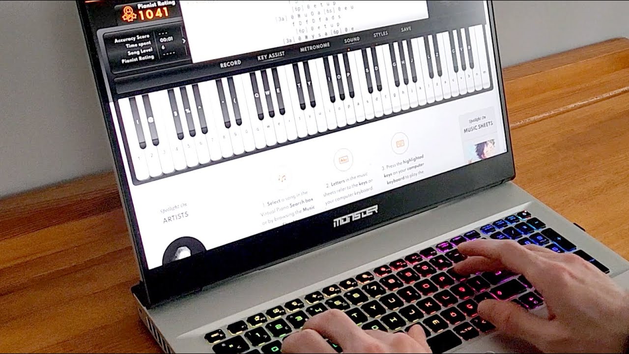 Virtual Piano  Play Virtual Piano on PrimaryGames