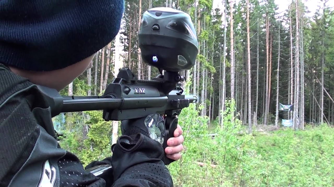 BT TM-7 Paintball - Shooting  [HD]