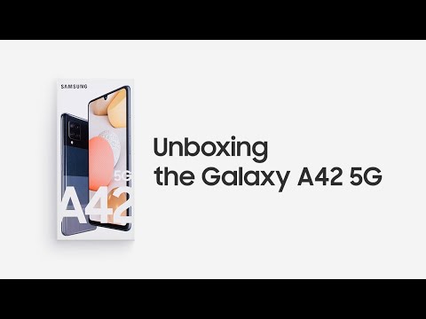   Galaxy A42 5G Official Unboxing Samsung