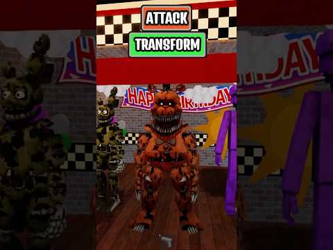 FNAF Monsters Vs BOSS in SCP MORPH | ROBLOX
